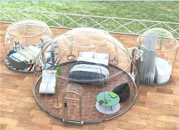 Polycarbonate CLEAR DOME&Transperant CAMP&Clear House
